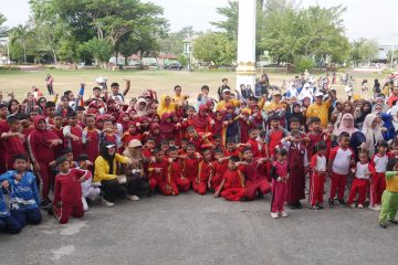 Main Raya Anak Nusantara Meriahkan Hari Anak Nasional Ke-42 di Polewali Mandar, Libatkan 392 Anak dari 52 Satuan Pendidikan